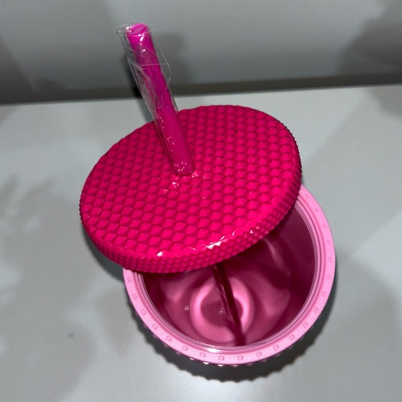 Viral Hello Kitty Pink Studded Tumbler Cup with Straw - Picture 7 of 7